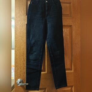 Vintage Bongo Jeans Size 7 Black Denim Pants Retro